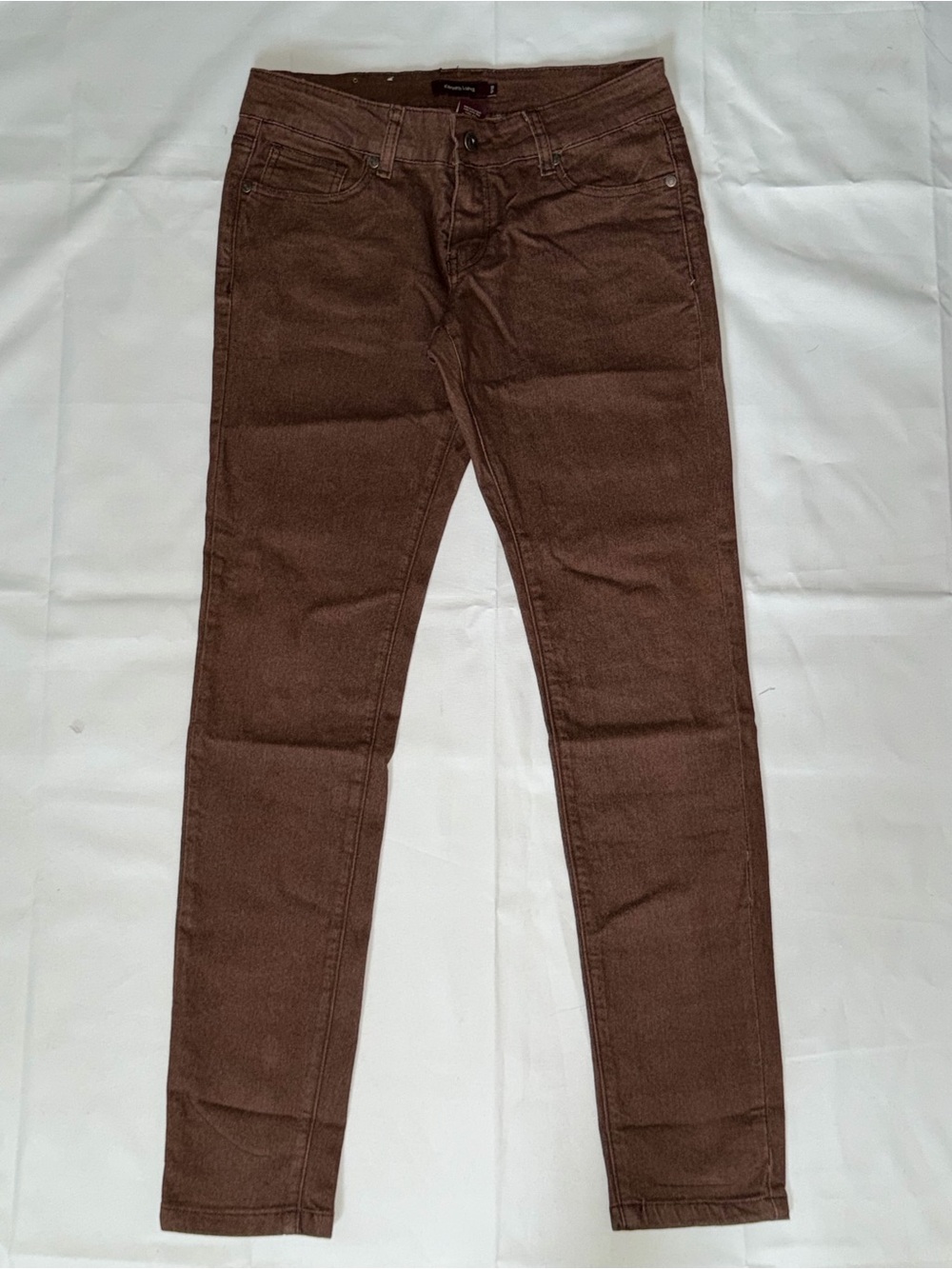Slim Skinny Jeans in Rich Brown